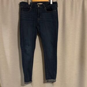 Levi's Women's Deep Indigo Skinny Jeans